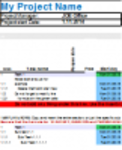 Free download Gantt Chart and Automatic Timing Template Microsoft Word, Excel or Powerpoint template free to be edited with LibreOffice online or OpenOffice Desktop online