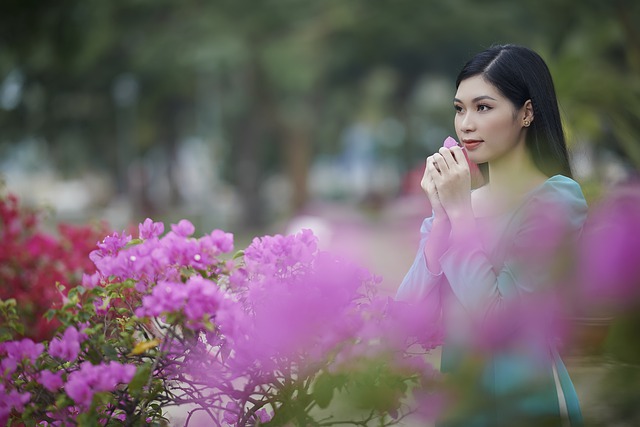 Free download garden park asian woman free picture to be edited with GIMP free online image editor