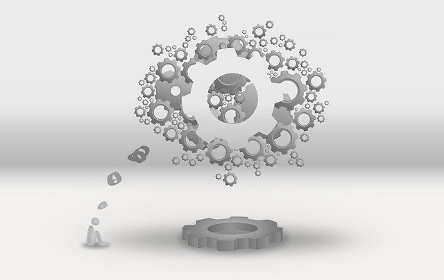 Free download Gears Gray Cloud -  free illustration to be edited with GIMP free online image editor