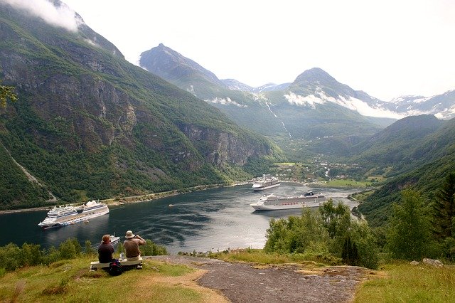 Free download Geirangen Norway Mountains -  free photo or picture to be edited with GIMP online image editor