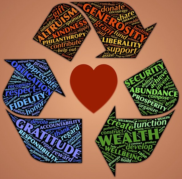 Free download Generosity Wealth Heart -  free illustration to be edited with GIMP free online image editor