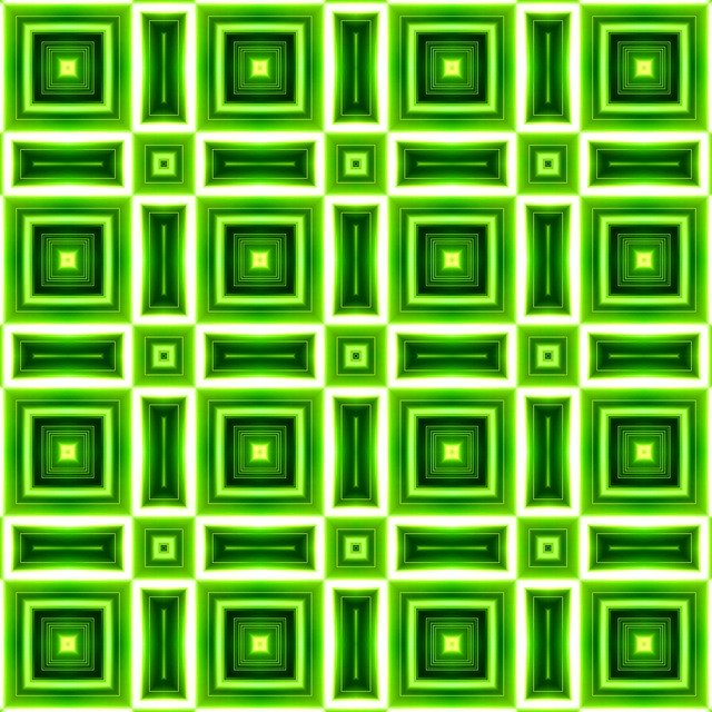 Free download Geometric Pattern Green -  free illustration to be edited with GIMP free online image editor