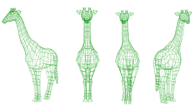 Free download Giraffe 3D Lowpoly -  free illustration to be edited with GIMP free online image editor