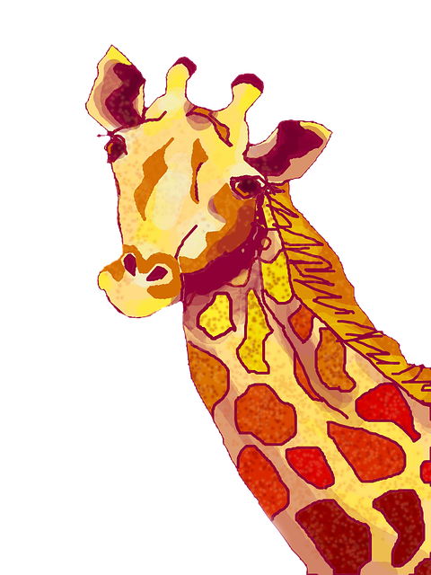 Free download Giraffe ChildrenS Photoshop -  free illustration to be edited with GIMP free online image editor