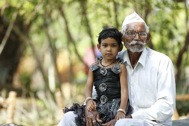 Free download girl grandfather family portrait free picture to be edited with GIMP free online image editor