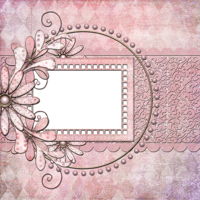 Free download Girlie Flowers Frame -  free illustration to be edited with GIMP free online image editor