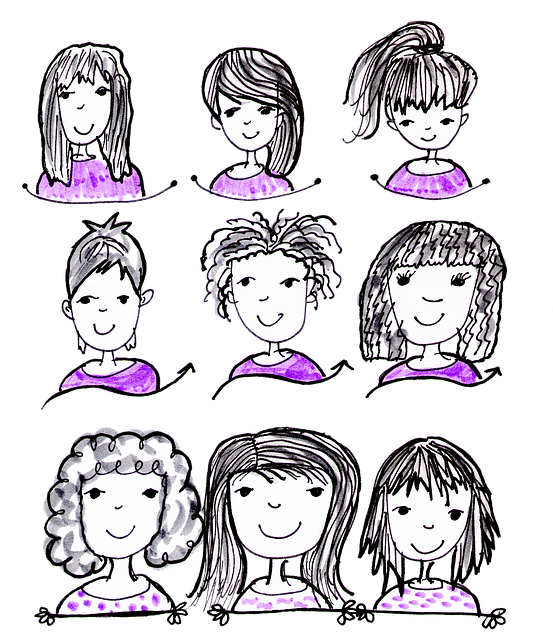 Free download Girls Woman Hair -  free illustration to be edited with GIMP free online image editor