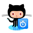 GitHub Time Tracking  screen for extension Chrome web store in OffiDocs Chromium