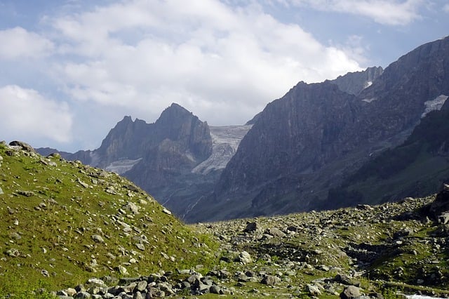 Free download glacier mountains scenery chhajiwas free picture to be edited with GIMP free online image editor