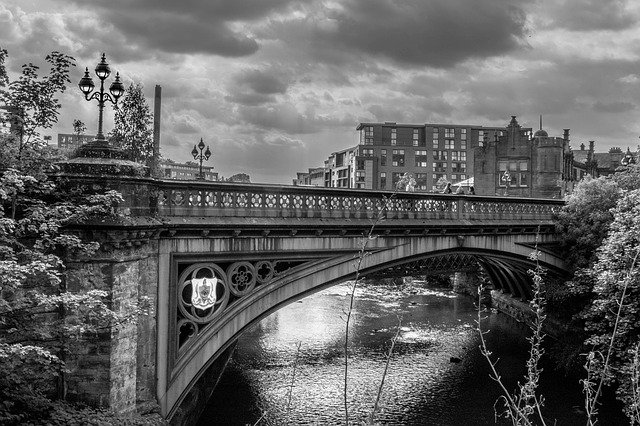 Free download Glasgow West End Bridge -  free photo or picture to be edited with GIMP online image editor