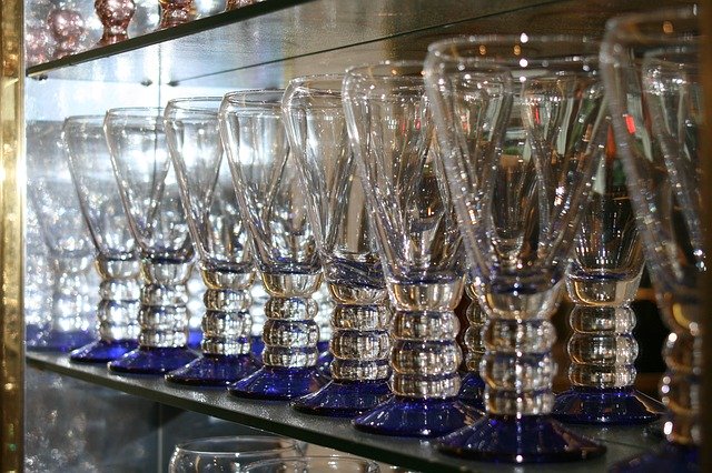 Free download Glass Glasses Restaurant Display -  free photo or picture to be edited with GIMP online image editor