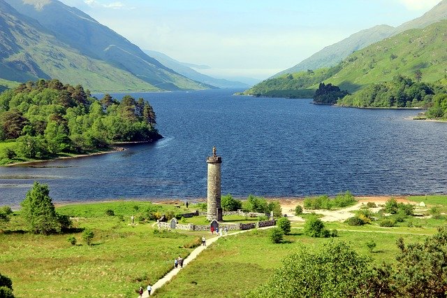 Free download Glenfinnan Monument Places Of -  free photo or picture to be edited with GIMP online image editor