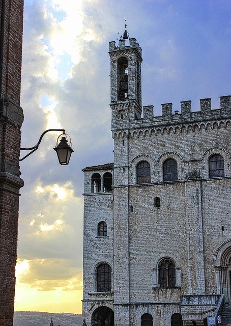 Free download Glimpse Gubbio Umbria -  free photo or picture to be edited with GIMP online image editor