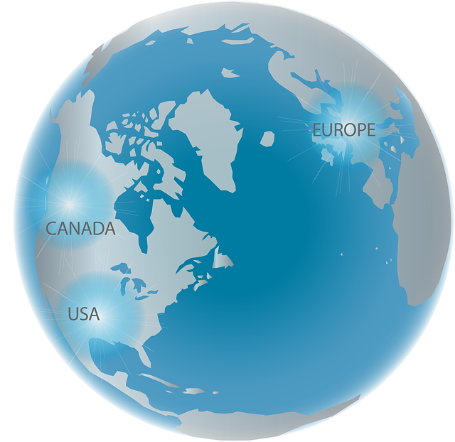 Free download Globe Europe Canada - Free vector graphic on Pixabay free illustration to be edited with GIMP free online image editor