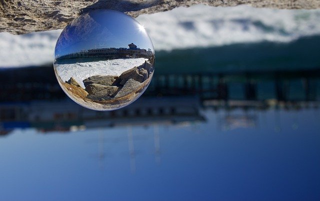 Free download globe ocean beach pier sand glass free picture to be edited with GIMP free online image editor