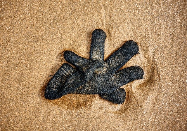 Free download Glove Lost Beach -  free photo or picture to be edited with GIMP online image editor