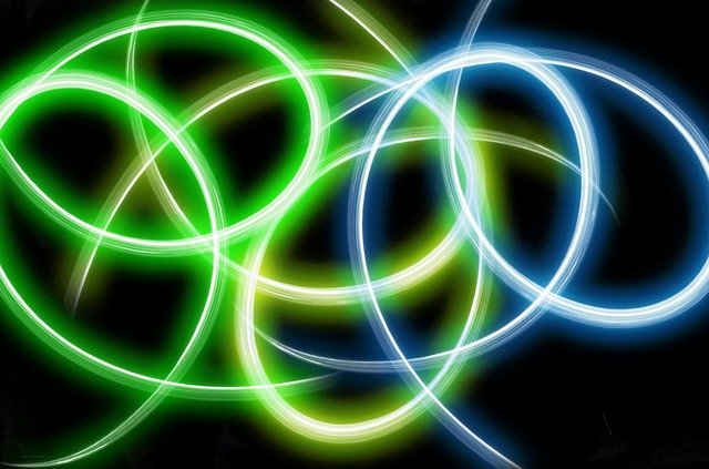 Free download Glowing Abstract Lines -  free illustration to be edited with GIMP free online image editor