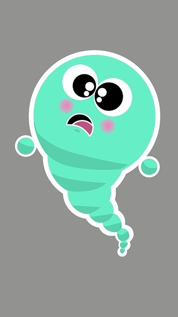 Free download Gloworm Cute Turquoise -  free illustration to be edited with GIMP free online image editor