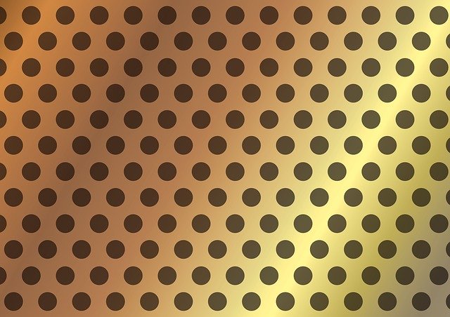 Free download Gold Background Dots -  free illustration to be edited with GIMP free online image editor