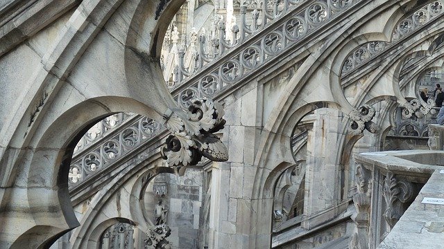 Free download Gothic Church Duomo Milan -  free photo or picture to be edited with GIMP online image editor