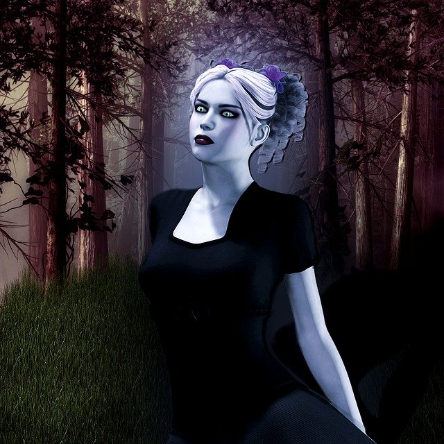 Free download Gothic Forest Mystical -  free illustration to be edited with GIMP free online image editor