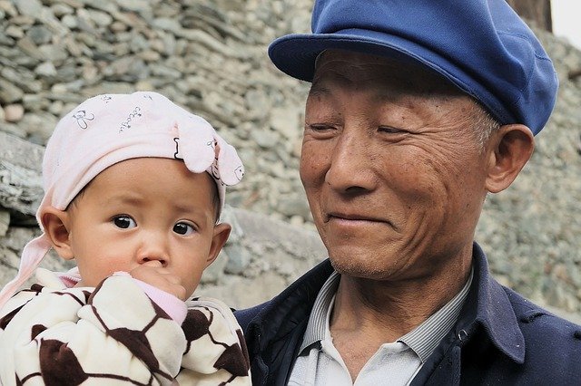 Free download Grandfather Asian Proud -  free photo or picture to be edited with GIMP online image editor