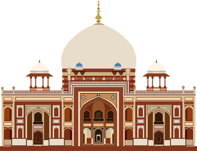 Free download Graphic Humayuns Tomb Delhi - Free vector graphic on Pixabay free illustration to be edited with GIMP free online image editor