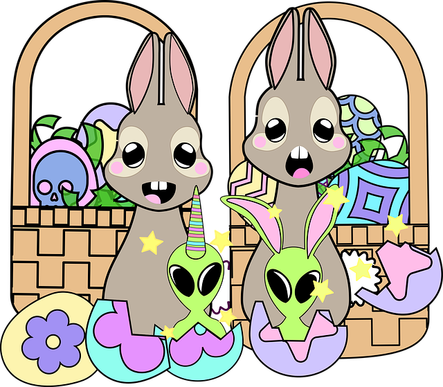 Free download Graphic Kawaii Bunnies - Free vector graphic on Pixabay free illustration to be edited with GIMP free online image editor