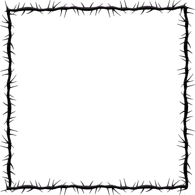 Free download Graphic Thorns Frame - Free vector graphic on Pixabay free illustration to be edited with GIMP free online image editor