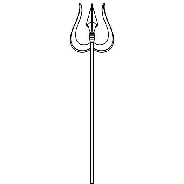 Free download Graphic Trident Shiva - Free vector graphic on Pixabay free illustration to be edited with GIMP free online image editor