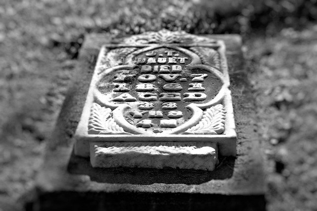 Free download Grave Cemetery Black And White -  free free photo or picture to be edited with GIMP online image editor