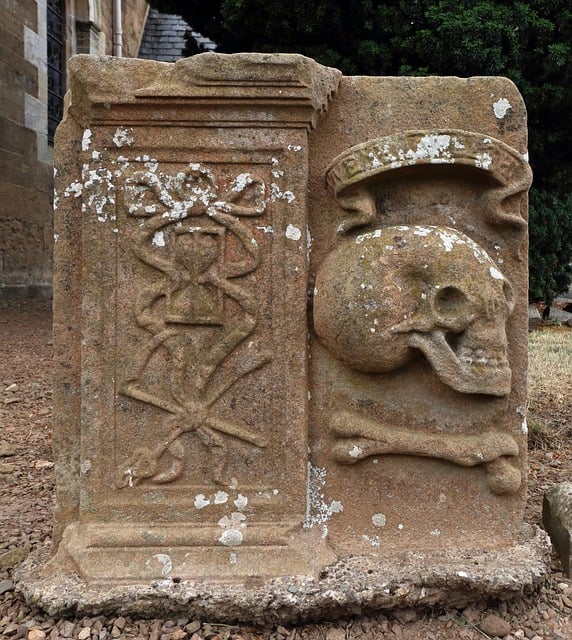 Free download gravestone scotland skull time free picture to be edited with GIMP free online image editor