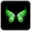 Green Fairy Wings  screen for extension Chrome web store in OffiDocs Chromium