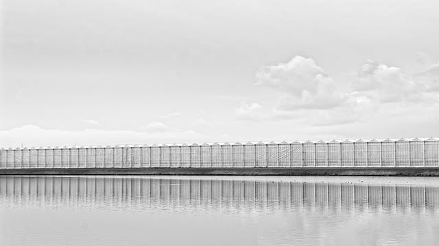 Free download greenhouses water reflection clouds free picture to be edited with GIMP free online image editor