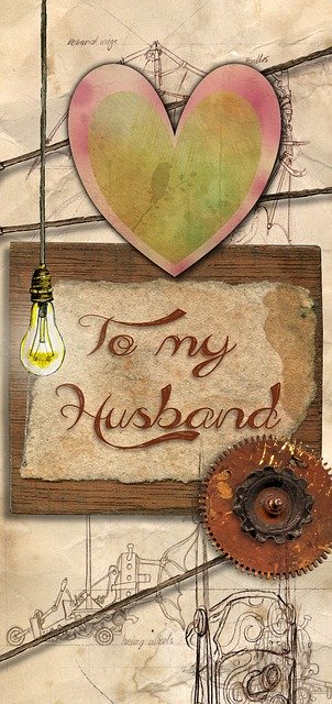 Free download Greeting Card Husband -  free illustration to be edited with GIMP free online image editor