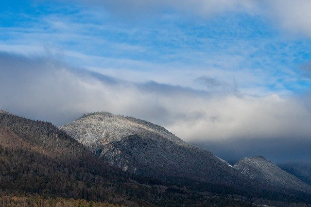 Free download Grenchenberg Clouds Mountains -  free photo or picture to be edited with GIMP online image editor