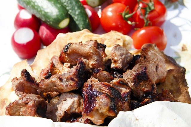 Free download Grill Meat Shish Kebab -  free photo or picture to be edited with GIMP online image editor