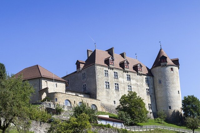 Free download Gruyère Greyerz Castle -  free photo or picture to be edited with GIMP online image editor