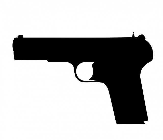 Free download Gun Pistol Revolver Hand -  free illustration to be edited with GIMP free online image editor