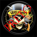 Guns N Roses Preto  screen for extension Chrome web store in OffiDocs Chromium