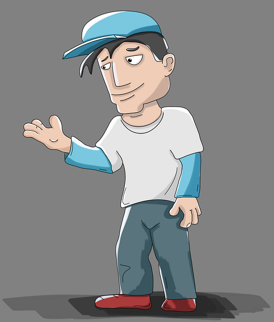 Free download Guy Baseball Cap T-Shirt -  free illustration to be edited with GIMP free online image editor