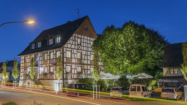 Free download half timbered house hotel building free picture to be edited with GIMP free online image editor