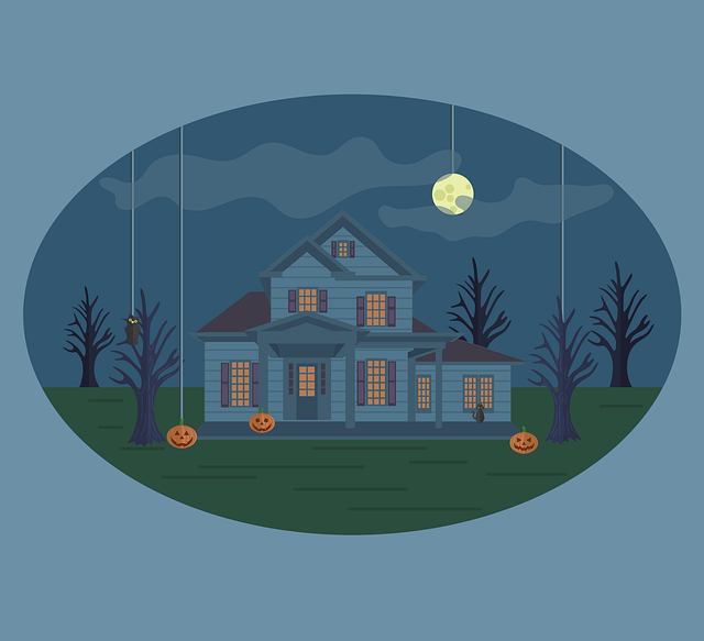 Free download Halloween House Owl - Free vector graphic on Pixabay free illustration to be edited with GIMP free online image editor