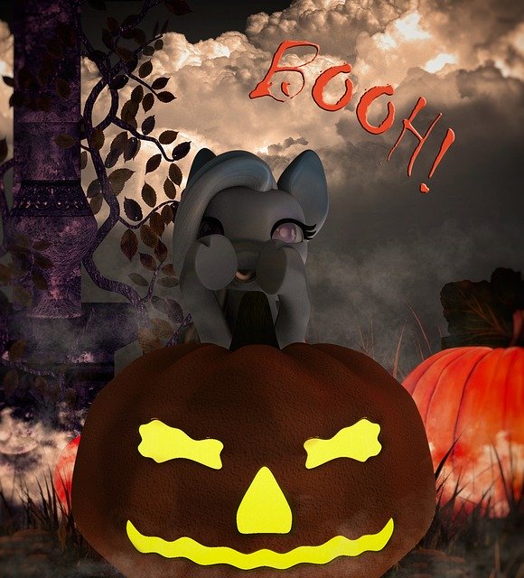 Free download Halloween Scare Pony -  free illustration to be edited with GIMP free online image editor