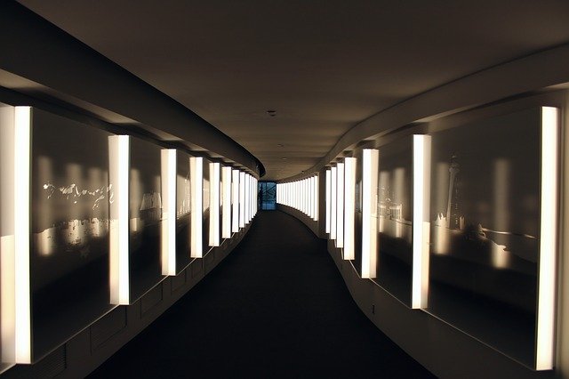 Free download Hallway Lights Corridor -  free photo or picture to be edited with GIMP online image editor