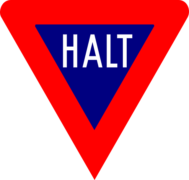 Free download Halt Stop Sign - Free vector graphic on Pixabay free illustration to be edited with GIMP free online image editor