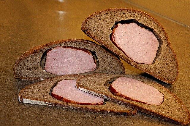 Free download Ham Bread Easter -  free photo or picture to be edited with GIMP online image editor