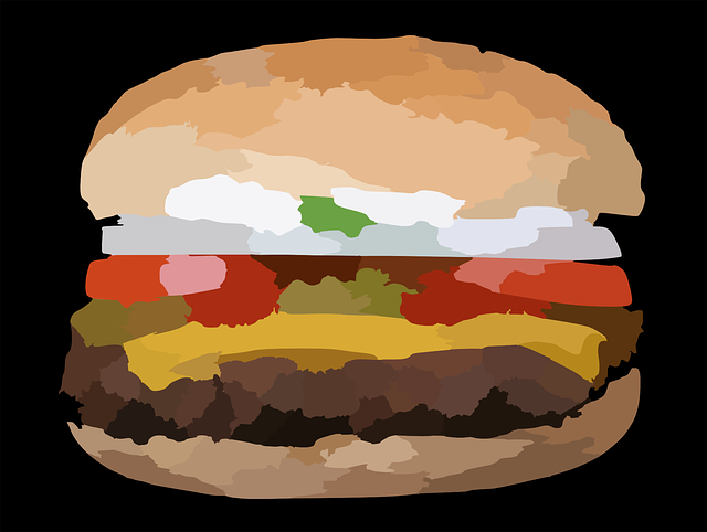 Free download Hamburger Blurred Tomatoes - Free vector graphic on Pixabay free illustration to be edited with GIMP free online image editor