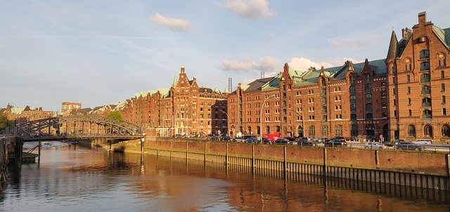 Free download Hamburg Germany Speicherstadt -  free photo or picture to be edited with GIMP online image editor