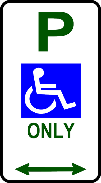 Free download Handicapped Only Parking - Free vector graphic on Pixabay free illustration to be edited with GIMP free online image editor